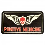 Патч "Punitive medicine" черный фон